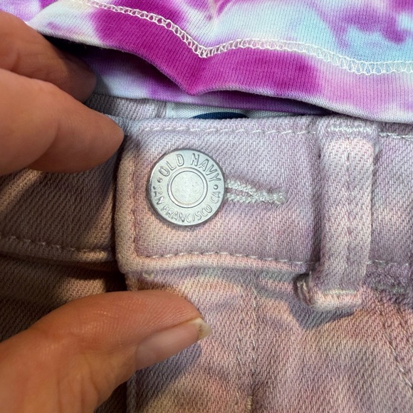 Old Navy Toddler Jeans Ballerina Size 3T Pink Child's Place Tie Dye T-Shirt - Picture 4 of 10